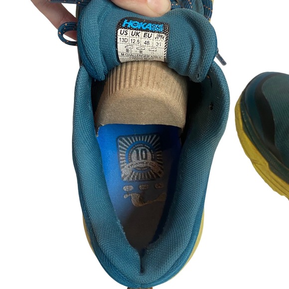 HOKA One One Challenger ATR 6 Mens 13 Teal Blue Green Trail Running Hiking Shoes - Picture 10 of 10